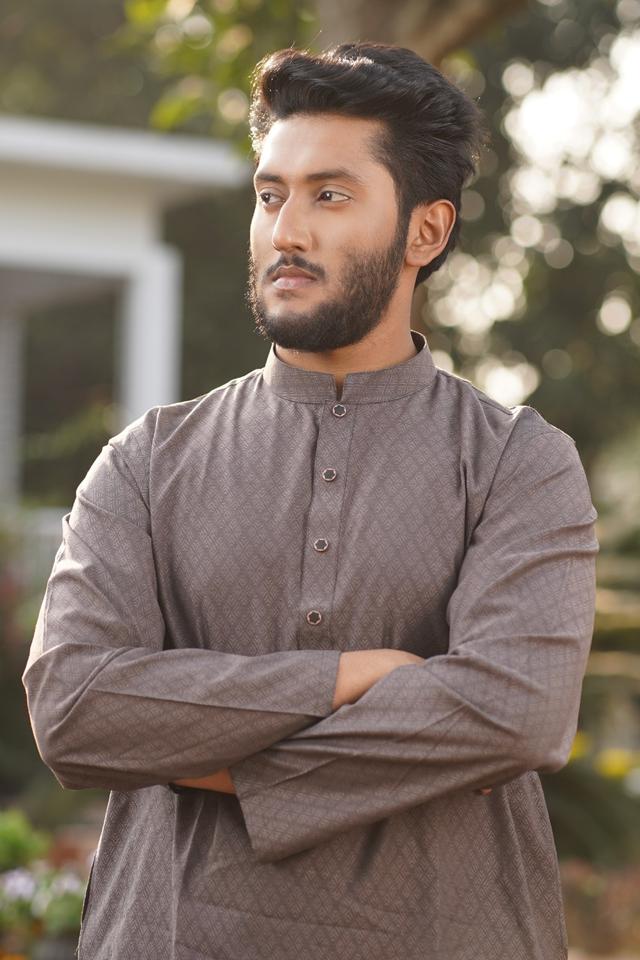 Pakistani Jacquard Cotton Panjabi | BM-39